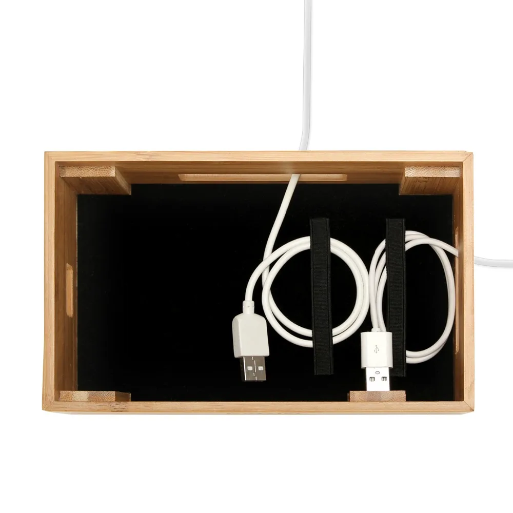 ICozzier мини бамбуковая подставка для часов универсальное многофункциональное устройство зарядная станция и шнур Органайзер подставка Док-станция для Apple Watch, iPhone