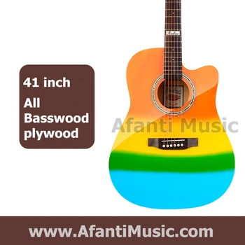 

41 inch Colorful Acoustic guitar of Afanti Music (AFT-1023)