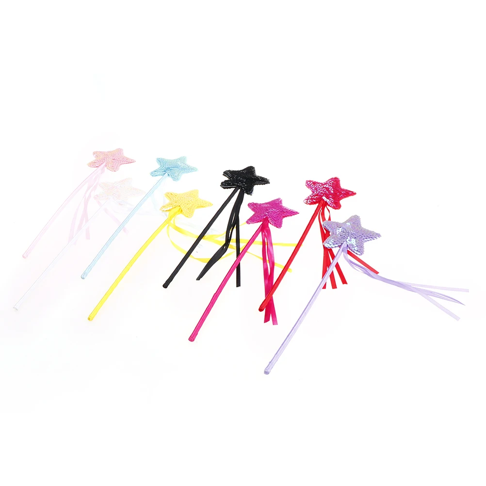 New Arrive Five Pointed Star Fairy Wand Stick Girl Party Princess Favors | Дом и сад