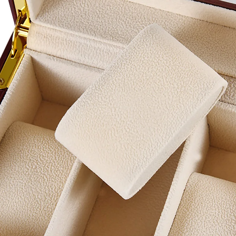 Часы Winder Box двойные часы регулируемая подушка деревянная Механическая подставка под часы органайзер для хранения подарочный чехол ZH