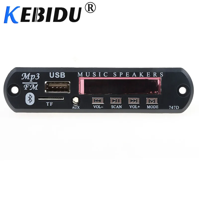 Kebidu 12 в MP3 декодер плата Bluetooth беспроводной Bluetooth MP3 WMA аудио модуль USB TF радио для автомобиля удаленный музыкальный динамик