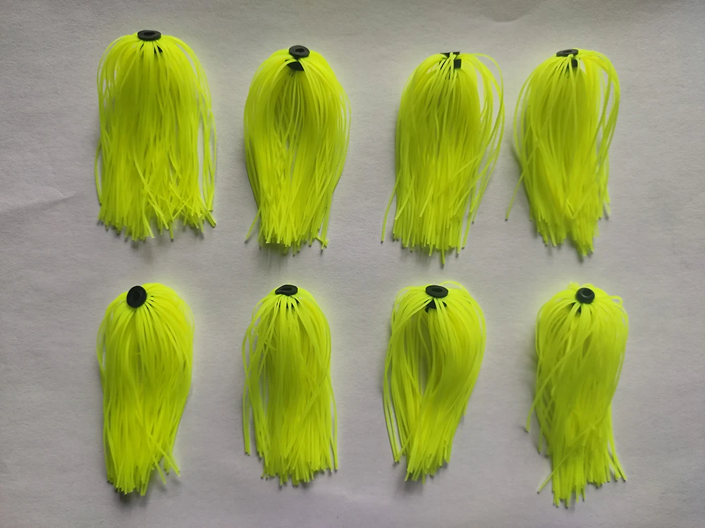 8 Bundles 50 Strands Silicone Skirts Wire Fishing Accessories Football Jigs Replacement Buzzbait Spinnerbait DIY Fly Tying Q 326 | Спорт и