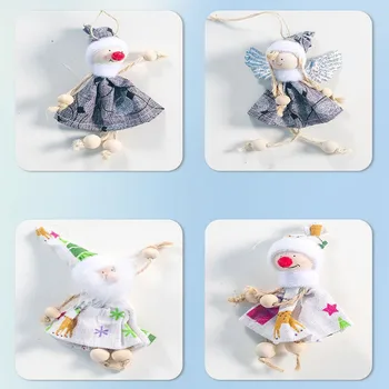 

9pc/set Angel Doll Christmas Decorations for Home Christmas Gift for Kids Christmas Tree Decor New Year 2021 Navidad Decor Noel