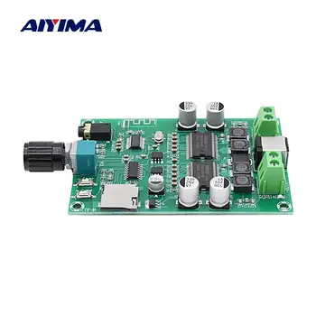 

AIYIMA YDA138-E Bluetooth 5.0 Digital Power Amplifier 20Wx2 Stereo Sound Home Amplifier Audio AUX TF Dual Channel Mini Amp