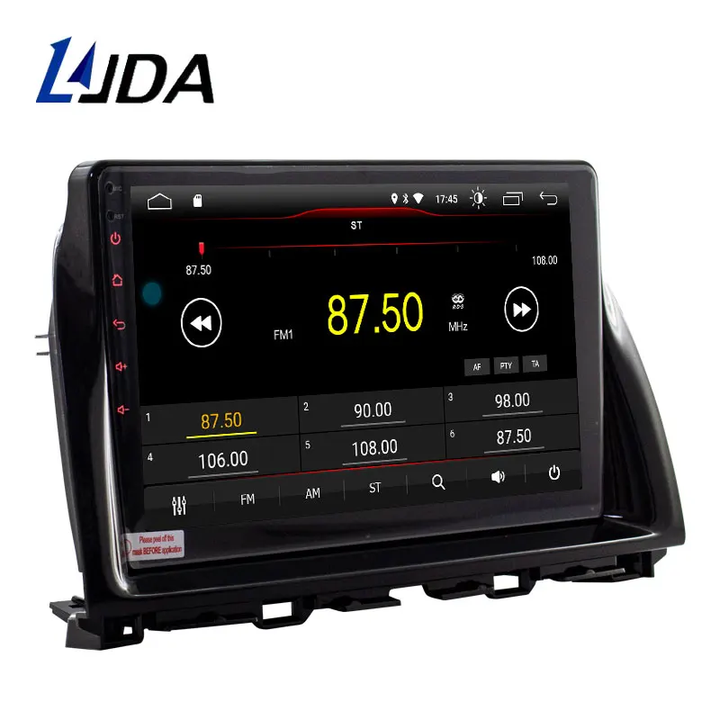 Discount LJDA 9 Inch 2 DIN Anrdroid 9.1 Car Multimedia Player For Mazada cx-5 2014 2015 WIFI GPS Navigation Radio Stereo 2GB RAM Headunit 3