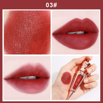 

Lip Stick Matte Not Easy To Take Off Waterproof Lip Gloss Makeup Comestics Tools Lip Glaze Whitening Flirtatious Lipgloss TSLM2
