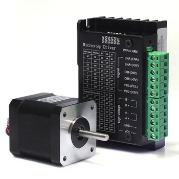 

40Ncm/1.5A 4.0A Nema17 Bipolar Stepper Motor 4 Leads Driver Durable Electronics