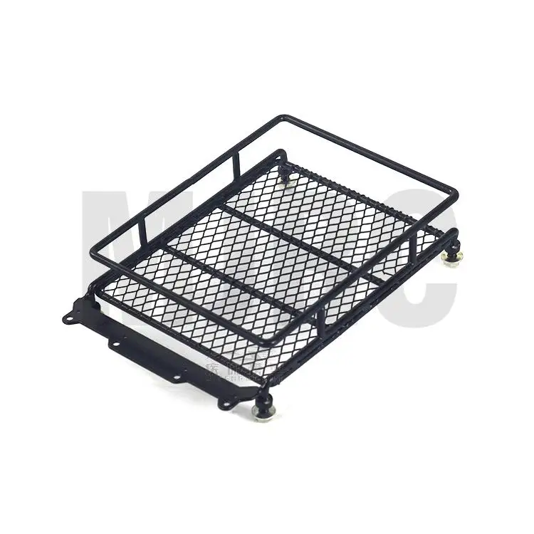 RC Car Rock Crawler Metal Roof Rack with LED Lights Bar