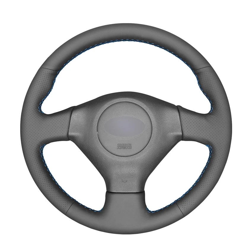 Черный PU искусственная кожа автомобильный чехол на руль для Subaru Forester 2005-2008 Impreza 2005-2007 Impreza WRX(WRX STI