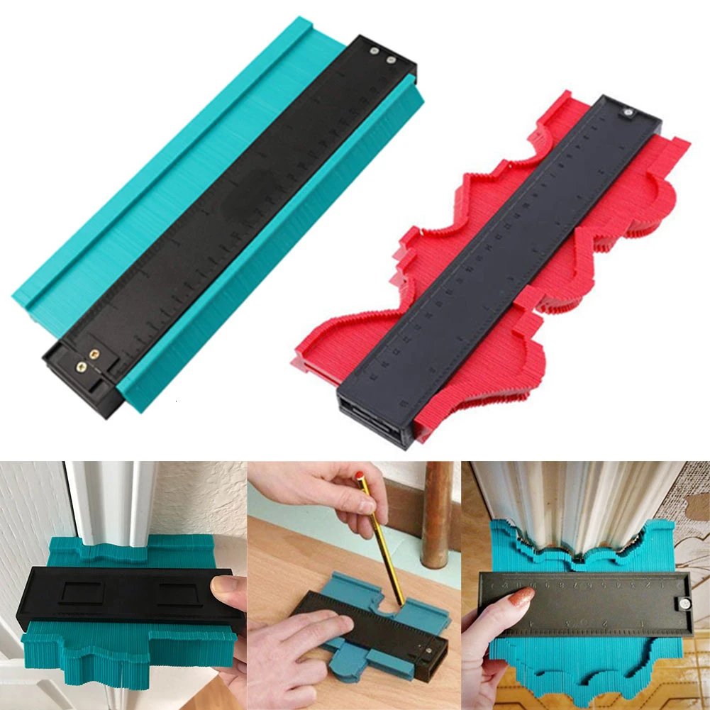 

5/6/10inch Contour Ruler Gauge Duplicator Profile Shape Measurement Tool Tiling Laminate Tiles Edge Shaping Wood Measure Ruler