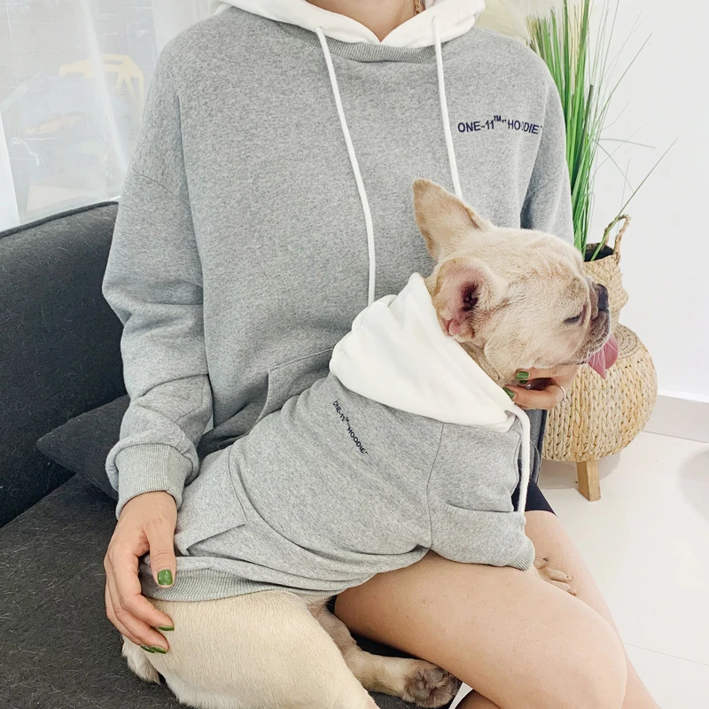 Зимние домашние комплекты одежды для собак Толстовка Костюмы теплые Pet Одежда с принтом в виде собак для Мопсов, французских бульдогов Костюмы для домашних животных Ropa Perro