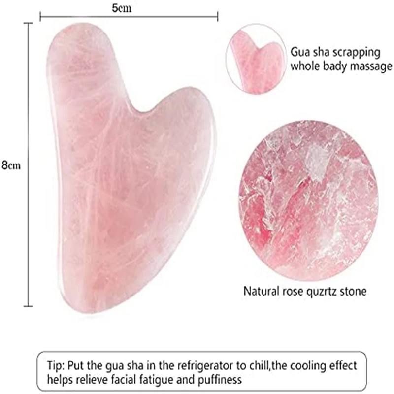 Natural Jade Gua Sha Massage Tools for Face Neck Body