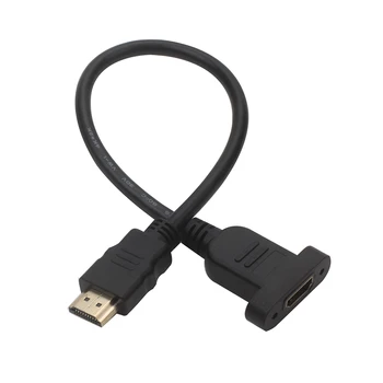 

HDMI Extension Cable Male to Female Gold Plated With Screw Panel Mount Extended Cable for HD TV LCD Laptop