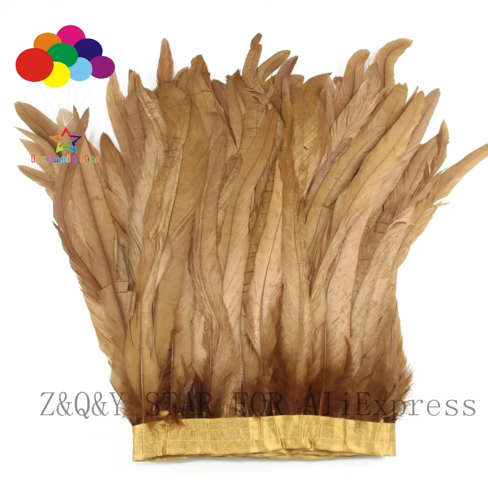 

Натуральные красивые 20-25 см перья для петуха окрашенные в коричневый цвет сделаны из ткани края сделай сам для представлений костюм рукоделие ювелирные изделия перья