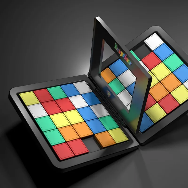3D Würfel Puzzle Race Cube Brettspiel Magic Block Eltern Kind Pädagogik 