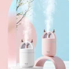 280ML Cute Deer Air Humidifier Aroma Essential Oil Diffusor Ultrasonic USB Fog Sprayer Home Office Purifier with Colorful Lights 1