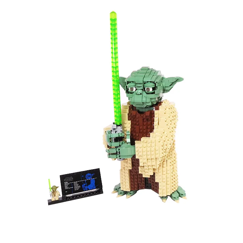 

New Lepinblocks Master Yodaring Compatible Star Plan Series 75255 Building Bricks Educational Toys Birthdays Gifts