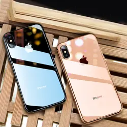 Прозрачный чехол с полным покрытием для iphone 11 Pro Max 7 8 Plus XS MAX X XR 7plus 8plus задняя кристальная ультра тонкая крышка