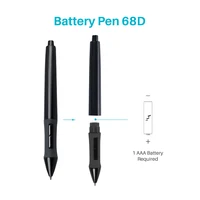 HUION Digital Battery Pen Stylus PEN68D/P68D Replacement of PC332/PE330 - Image 3