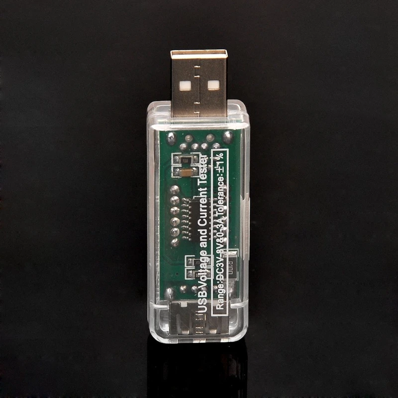 KW-202 цифровой дисплей USB портативный тестер напряжения вольтметр тестер батареи для power Bank Мобильный телефон прозрачный