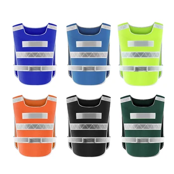 

Light Mesh Reflective Warning Vest Working Clothes Dropshipping Fit for Night Running Cycling Safety Warning Waistcoat
