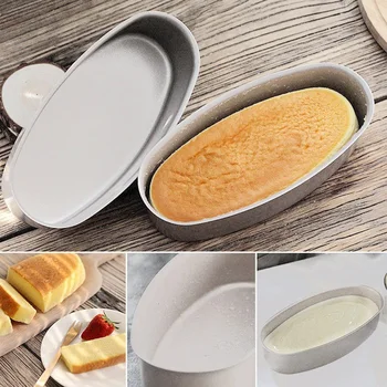 Newly Oval Shape Cake Pan Non-stick Aluminum Alloy Cheese Cake Mold Breads Loaf Pans Bakeware for Home Kitchen Bakery TE Newly Oval Shape Cake Pan Non-stick Aluminum Alloy Cheese Cake Mold Breads Loaf Pans Bakeware for Home Kitchen Bakery TE