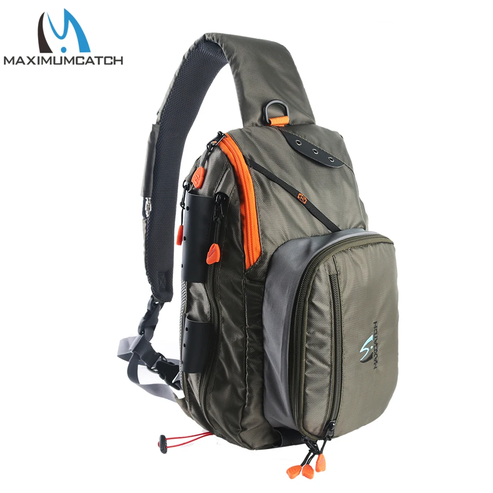 Maximumcatch Fly Fishing Sling Bag Multi-Purpose Shoulder Fishing Back pack  with Fly Patch - AliExpress