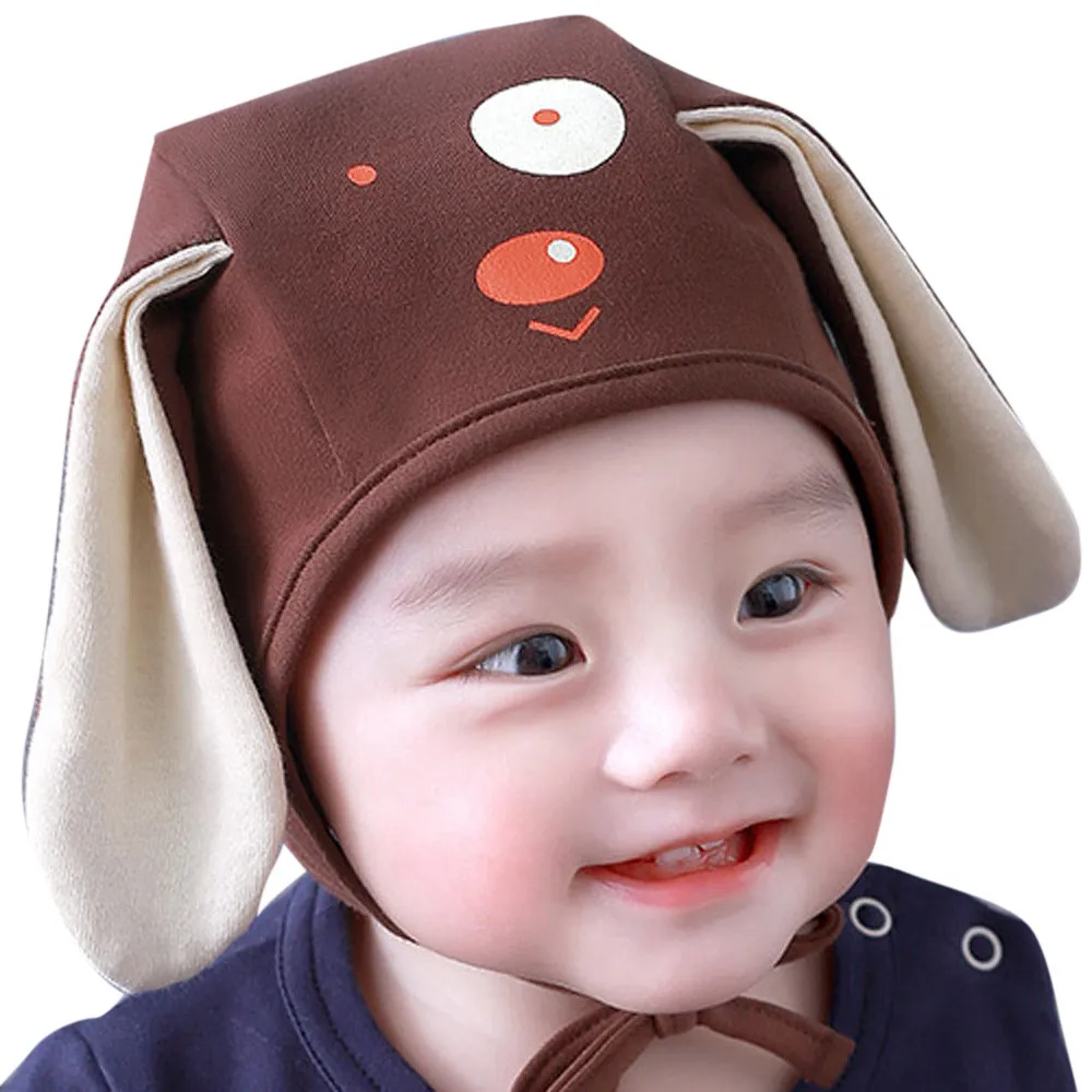 Baby cute puppy Ears Hat Infant Toddler Autumn Winter Caps for Children Baby Hats Accessories Photography Props