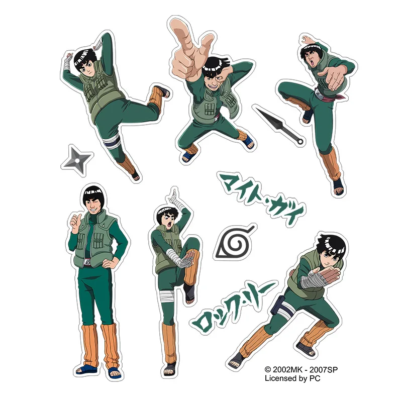 Officially Licensed Naruto Character Cosplay Sticker Set