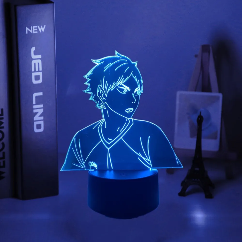 Anime Night Light Haikyuu Eita Semi for Bedroom Decor Kids Child Birthday Gift Manga 3d Lamp Haikyu | Освещение