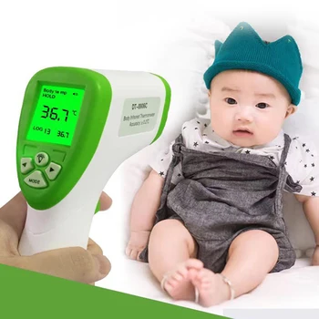 

Rapid body temperature measurement Digital LCD Body Measurement Forehead Ear Non-Contact Adult Body Fever IR Children Device