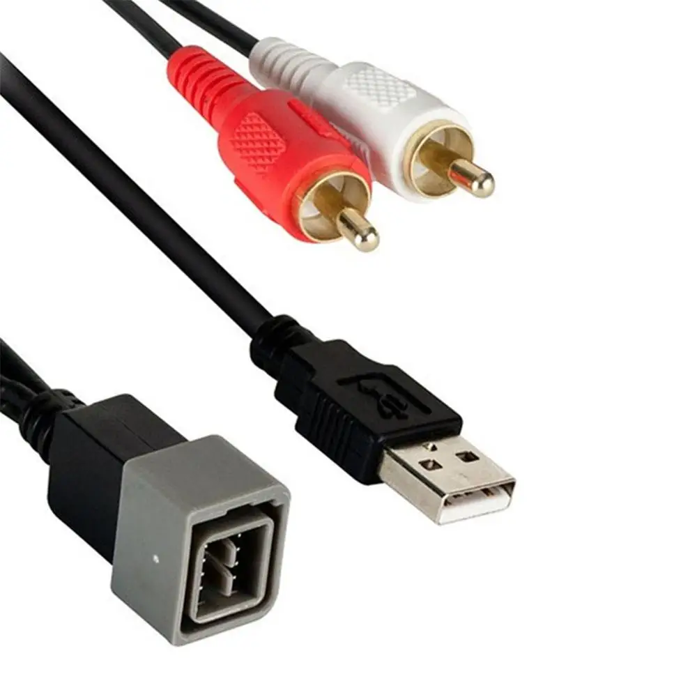 USB адаптер для автомобильного радио usb порт кабель удерживания входного сигнала