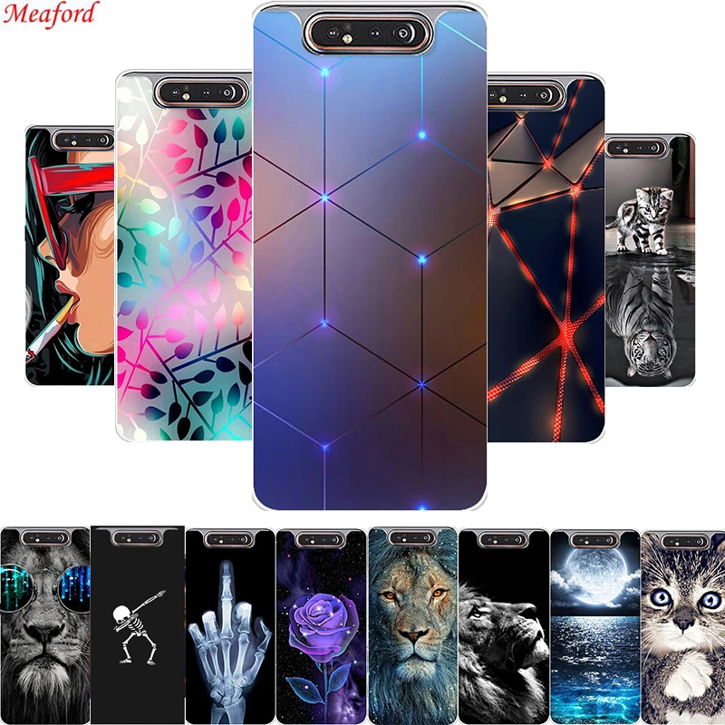 Popolare Per Il Caso Di Samsung A80 Nota 10 Caso Della Copertura Posteriore Di Tpu Cassa Del Telefono Morbida Per Samsung Galaxy A80 S10 Nota 10 Più S