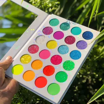 

24 Color Profissional Eye Shadow Palette Waterproof Pearl Sequins Matte Eyeshadow Glitter Palette Makeup H3J3