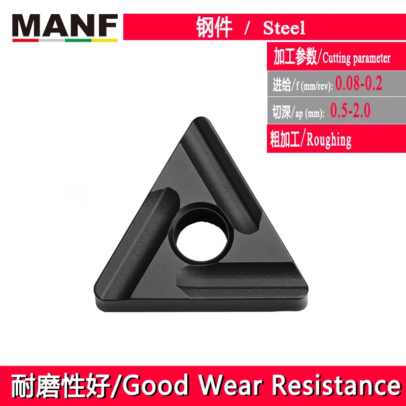 AP3135E(Steel) MANF твердосплавный инструмент для обработки деталей вращения вставки TNMG160404L-S TNMG160408L-S сменный токарный станок вставки ЧПУ вставлять внутренние токарные установки - Цвет: AP3135E(Steel)
