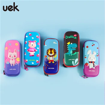 

Uek Kawaii Unicorn School Supplies Kids Stationary Pencil Case Holder Slot Sweet Style Pencilcase Animal Kawaii Cat Bag Pen Box