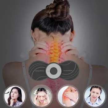 

WH Portable Mini Electric Neck Back Massager Patch