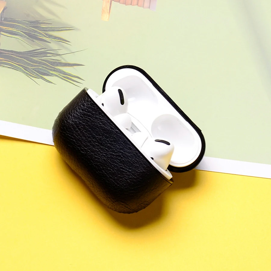 Чехол для Apple AirPods Pro Чехол s Роскошный кожаный футляр для наушников чехол для Airpods 3 жесткий защитный чехол