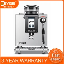 DEVISIB barista toque máquina de café expresso automática comercial profissional fabricante americano com moedor feijão