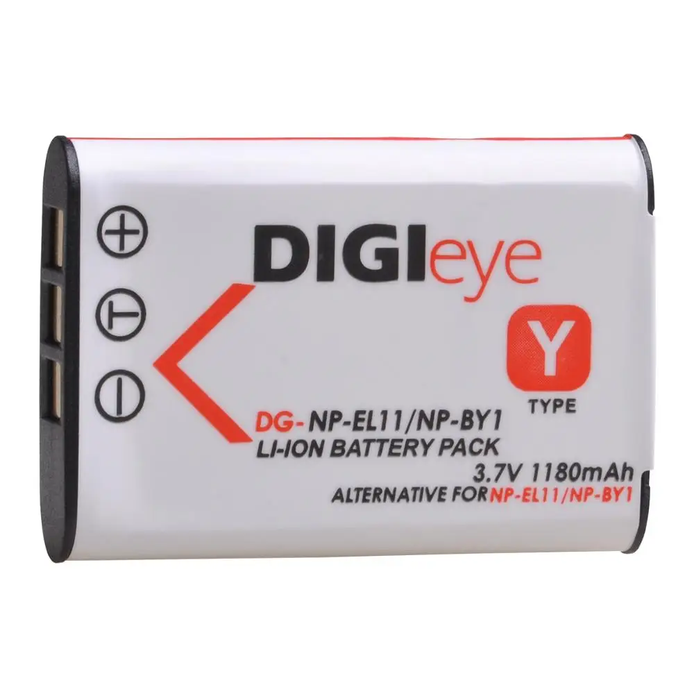 

3.7V 1180mAh EN-EL11 Battery for NP-BY1 EN-EL11 LI-60B and Sony Action Cam Mini HDR-AZ1 Nikon Coolpix S550 S560 Olympus FE-370
