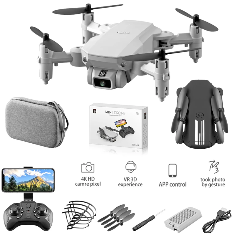 Дрон HD Камера с детские игрушки квадрокоптера FPV WiFi мини-Дрон 0.3MP/5.0MP/4K RC Дроны