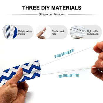 

25x25cm Face Cover Material Diy Self-made Face Cover Material Set Diy Fabric Face Cover Material Diy Self-made Face Cover