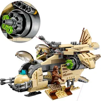 

569Pcs Building Blocks 10377 Compatible lepining Space Wars Figures Gunship 75084 Model Educational Toys Children Gifts