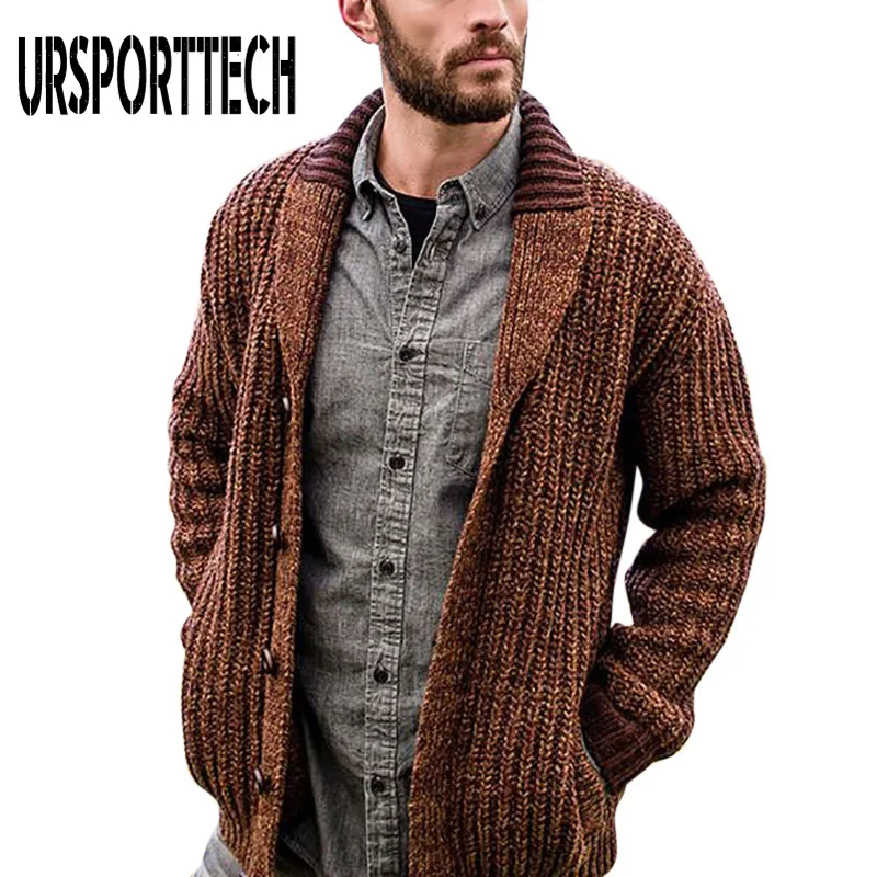 

Spring Autumn Men's Cardigan Sweater Coat Solid Color Slim Fit Sweaters Men Fashion Warm Cardigan Overcoat Male Sweaters Outwear