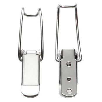 

MTGATHER 2x Stainless Steel Metal Spring Suitcase Chest Toggle Locking Latches Catch Clasp Hasp Hot Sale