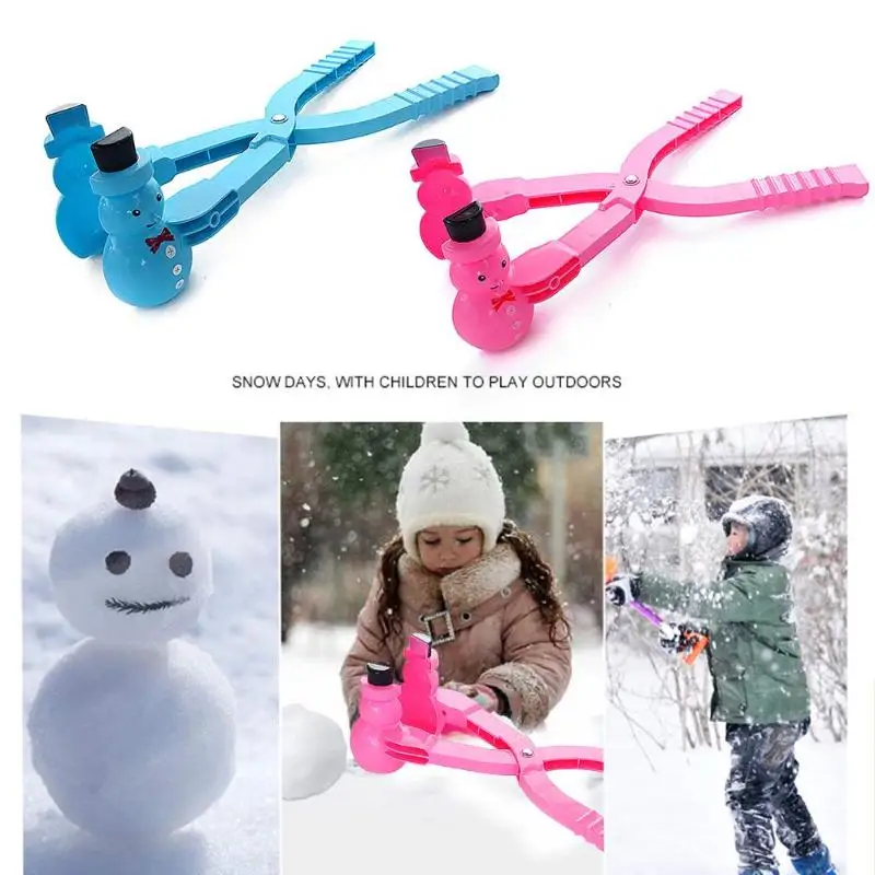

Winter Snowball Maker Sand Mold Tool Snowman Shape Snow Ball Maker Funny Compact Snowballs Fight Outdoor Sport Toy