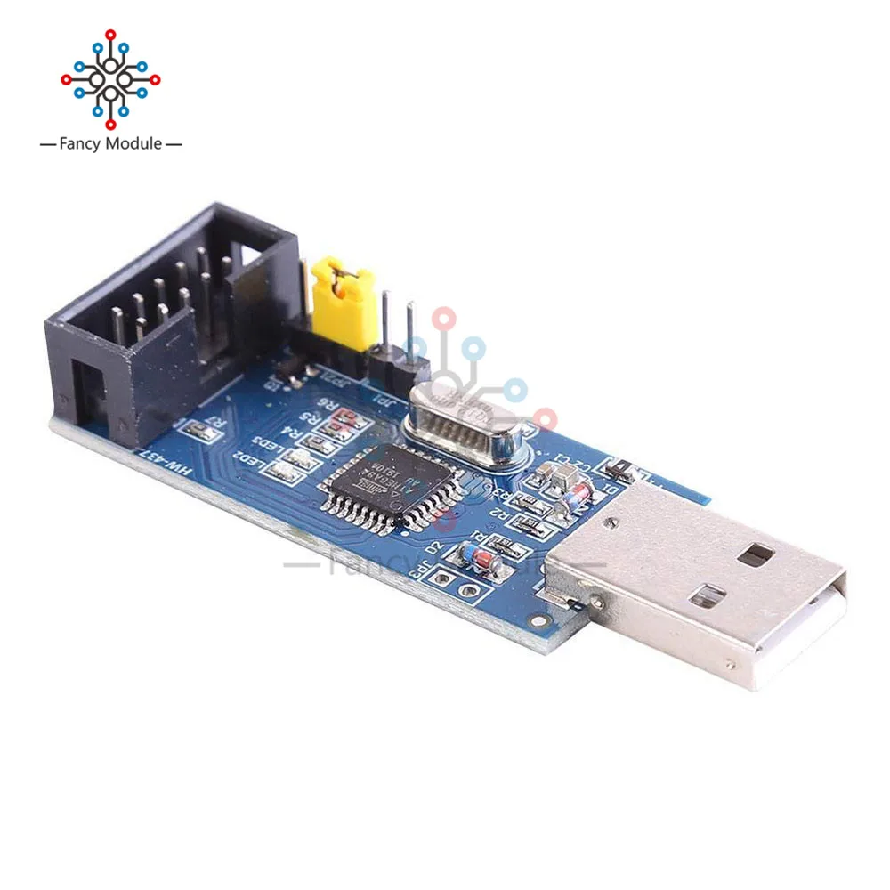 Diymore 51 AVR ATMEGA8 программист USBASP USB ISP 10 Pin адаптер модуль ATMEGA128 USB ASP микроконтроллер с кабелем загрузки