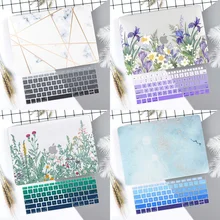 大理石の花パターンのラップトップケースキーボード新 MacBook Air 13 2018 2019 プロ 13.3 15 インチの retina タッチバー A2159 A1932(China)