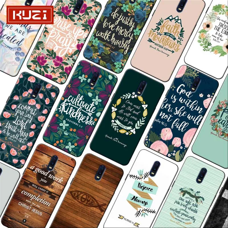 Bible verse Philippians Jesus Christ Christian Soft Silicone Phone Case for oneplus one plus 7 pro 7t 6 6t 5t | Мобильные телефоны