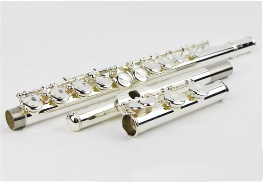 KALUOLIN новая флейта музыкальный инструмент 16 над e-ключом Серебряный CTune флейта воспроизведение музыки профессионального уровня